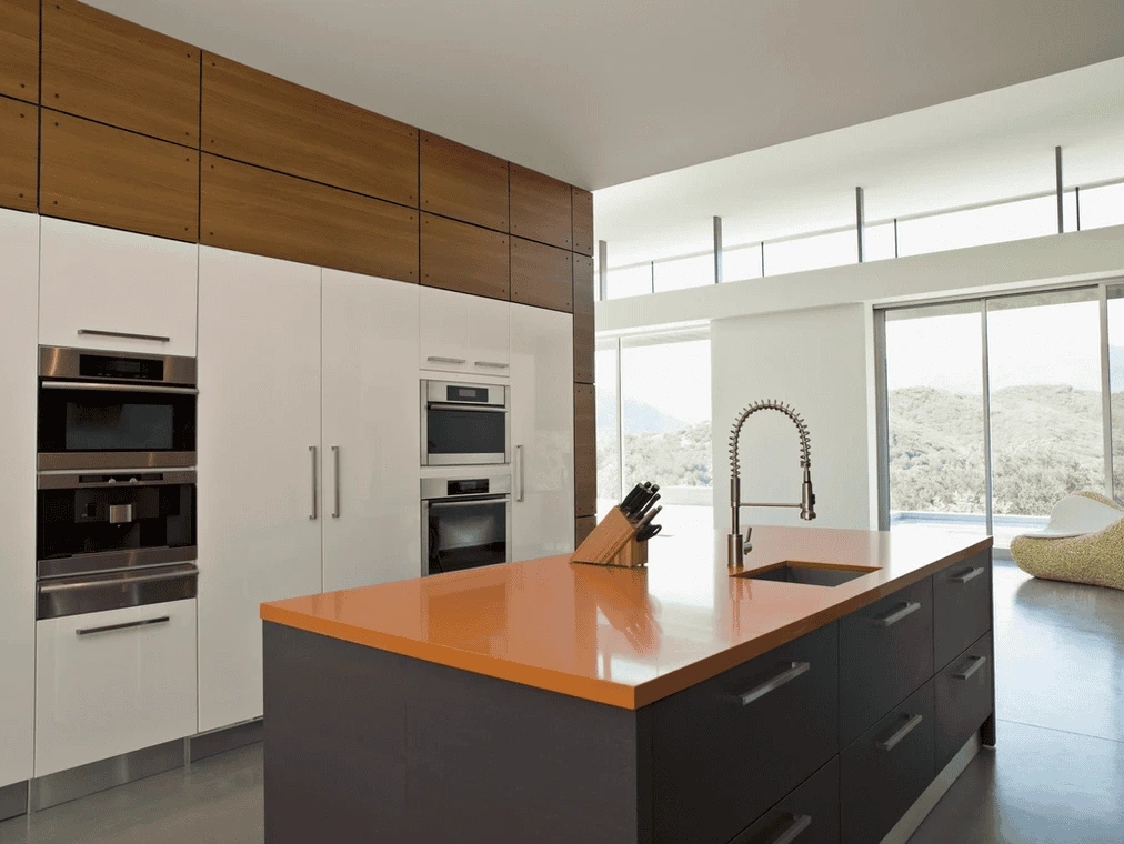 Modern painted kitchen